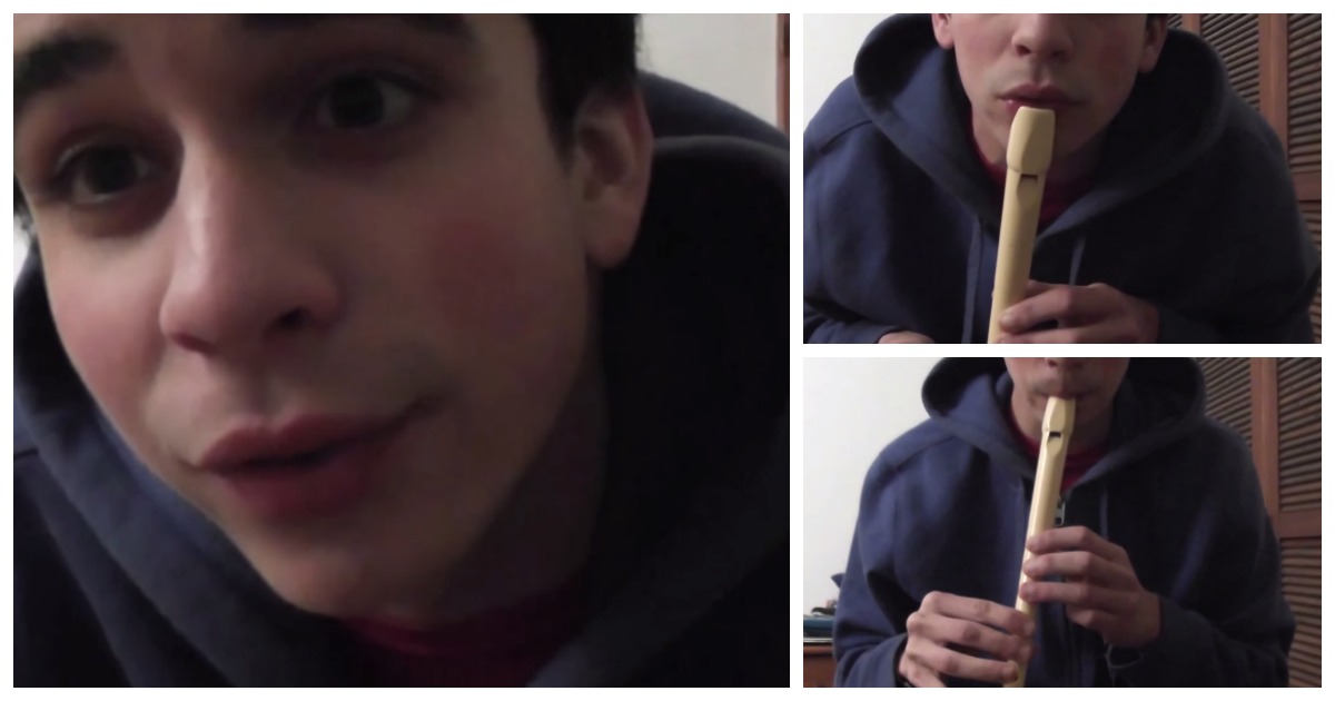 Jovem português mostra o seu talento no fluteboxing