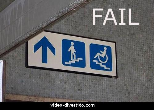 Escadas... FAIL!!