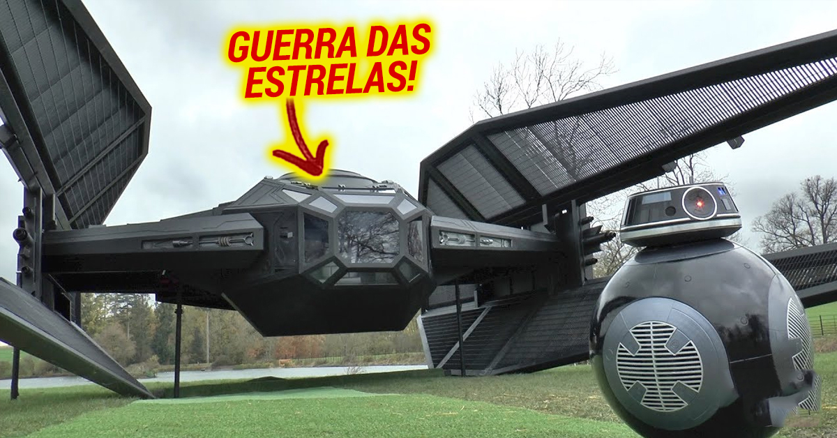 Construíu a nave “Tie Silencer” da Guerra das Estrelas… em tamanho real!