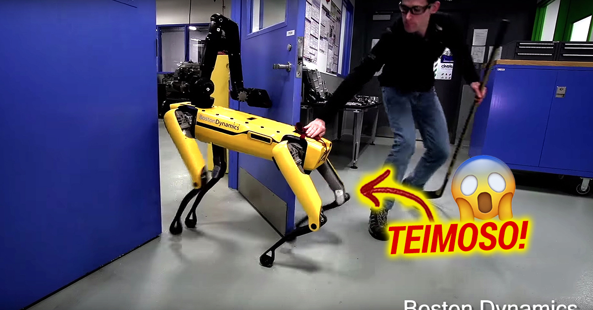 Novo vídeo da ‘BostonDynamics’ mostra como o seu robô pode ser teimoso