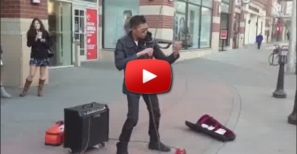 Downtown Spokane Street Musician Bryson Andres